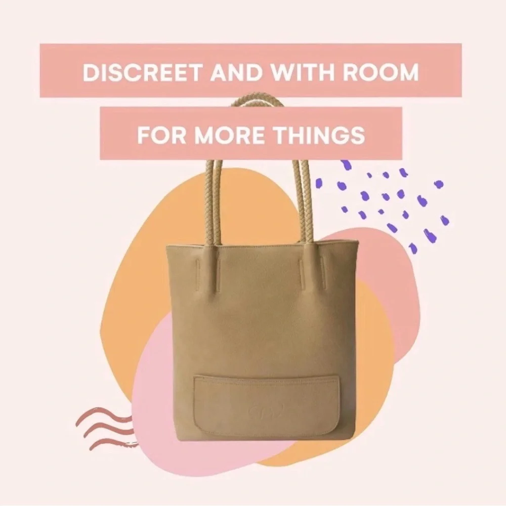 Chic Tan Wine Dispenser Tote
